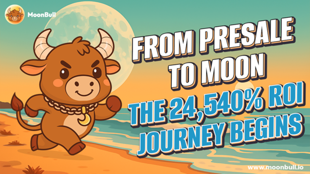 Act Now: MoonBull’s Community Power Fuels 100x Crypto Presale Hype and Investor Rewards alongside Pepe and Apecoin’s Surge