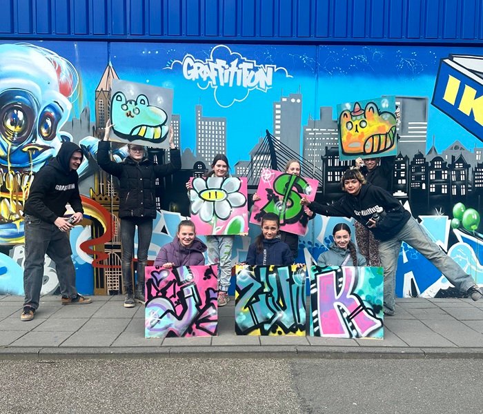The coolest graffiti birthday party in the Netherlands and Belgium